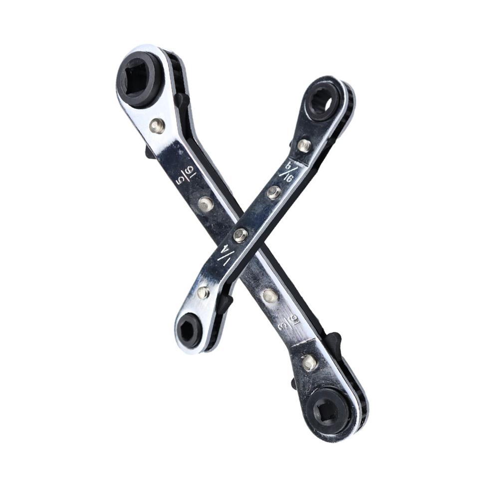 Valve Core Remover Installer Tool and HVAC Service Wrench Set with 10 PCS Valve Core