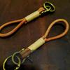 Handmade Braided PU Leather Rope Keychain Vintage Spring Key Ring for Car Enthusiasts and Unique Style Lovers