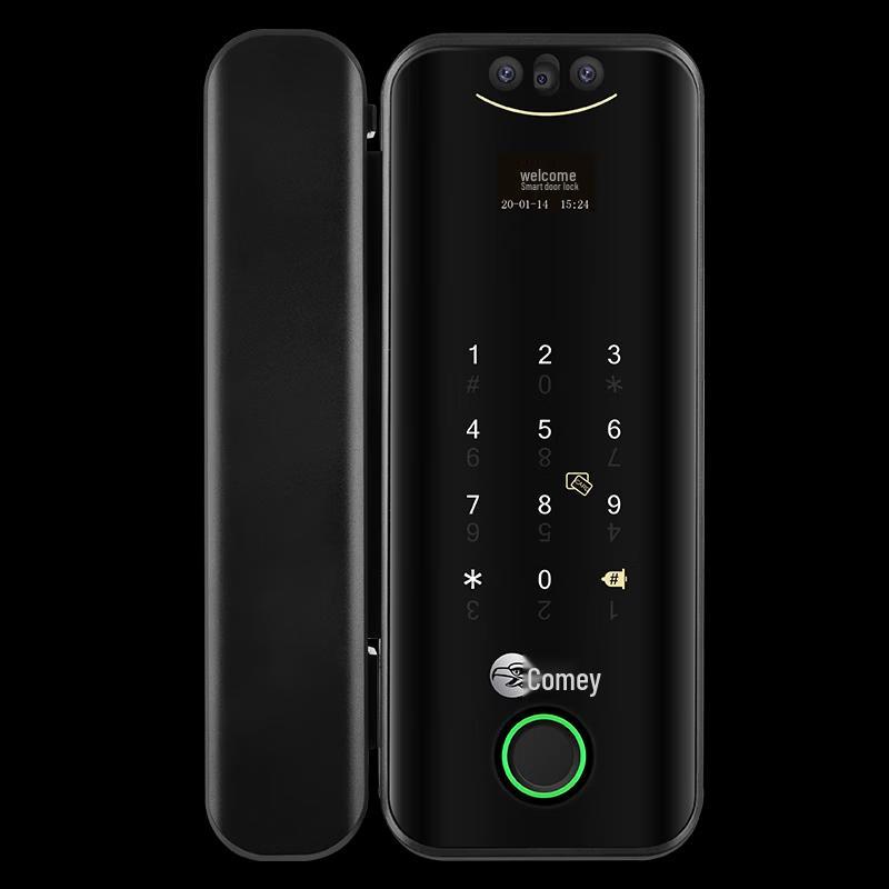 

Comi COM-Q98 Facial Recognition Smart Glass Door Lock CN plug (adapter included)