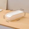 1pc Refrigerator Storage Box Fridge Sliding Bin Organizer Fresh Vegetable Fruit Box With Lid Container Kitchen Food Sealed Box