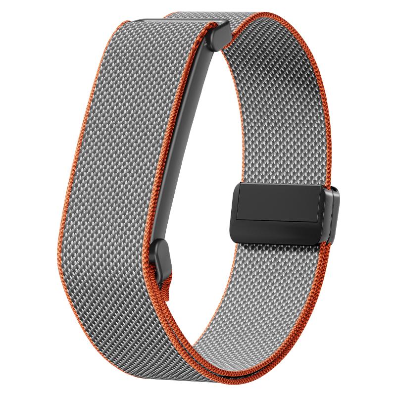 Metal Case+Sports Nylon Strap For Google Fitbit Air Sports Elastic Magnetic Wristband For Google Fitbit Air Comfortable Bracelet