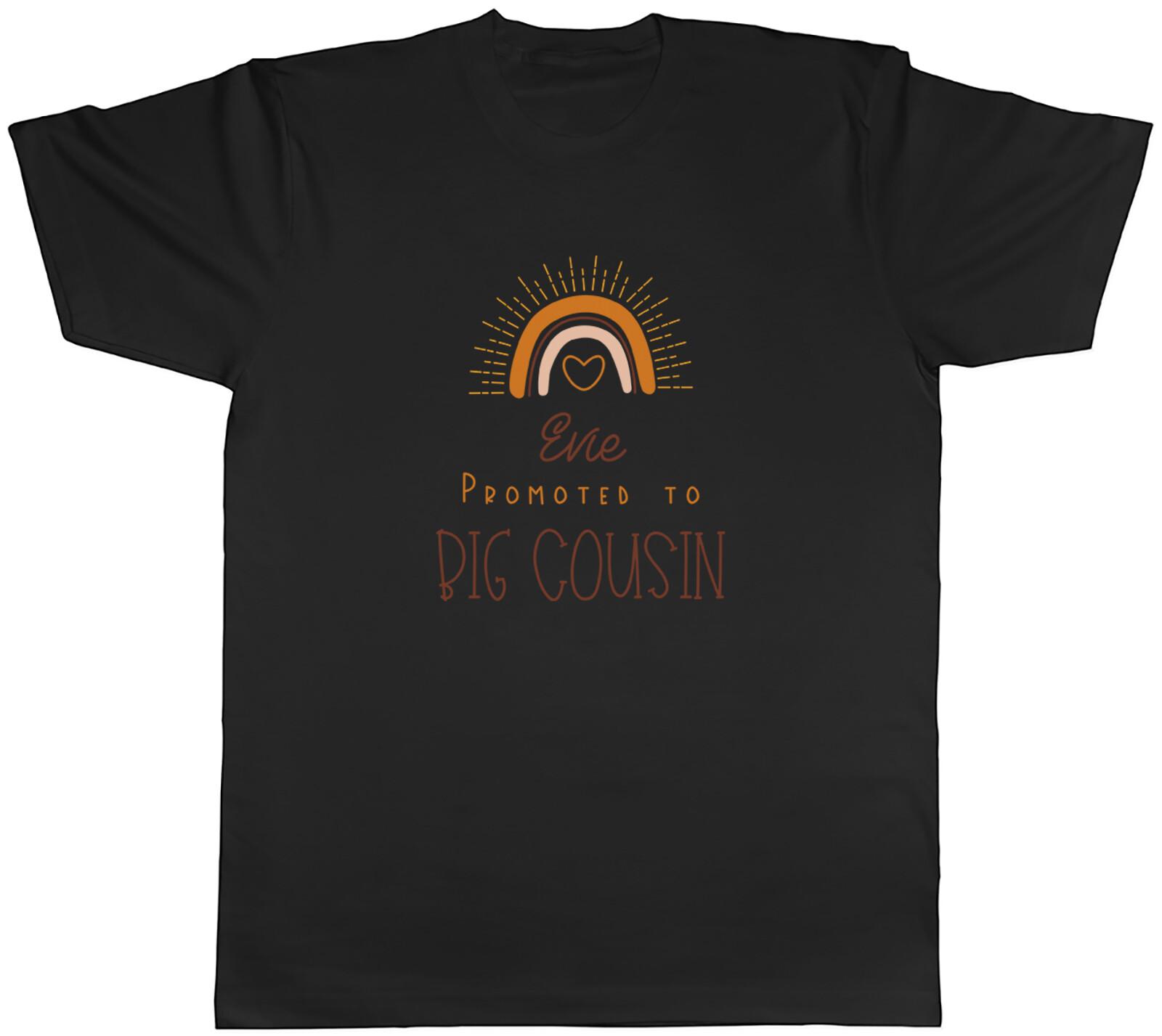 Personalised Promoted To Big Cousin Mens T-Shirt Any Name Unisex Tee Gift M