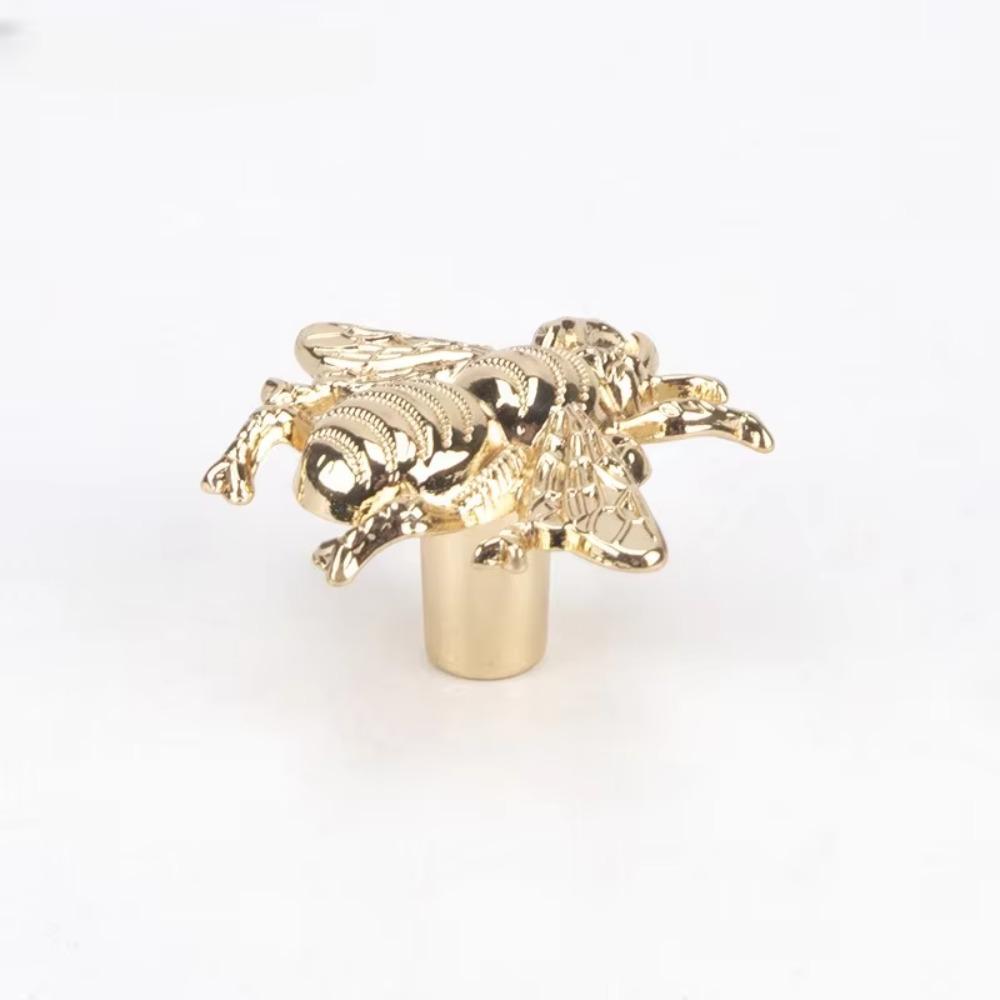 Buton Dulap Albină Drăguță Aliaj Zinc Animal Mâner Sertar pentru Garderobă Cameră Copii Instalare Orificiu Unic butoni sertar muebles