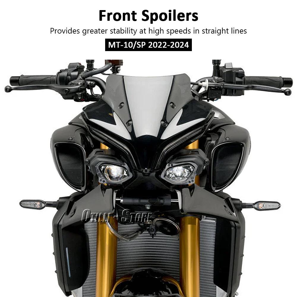 Motorrad Sport Abtrieb Naked Frontspoiler Aerodynamisch Für Yamaha MT 10 MT-10 mt10 MT10 SP 2022 2023 2024