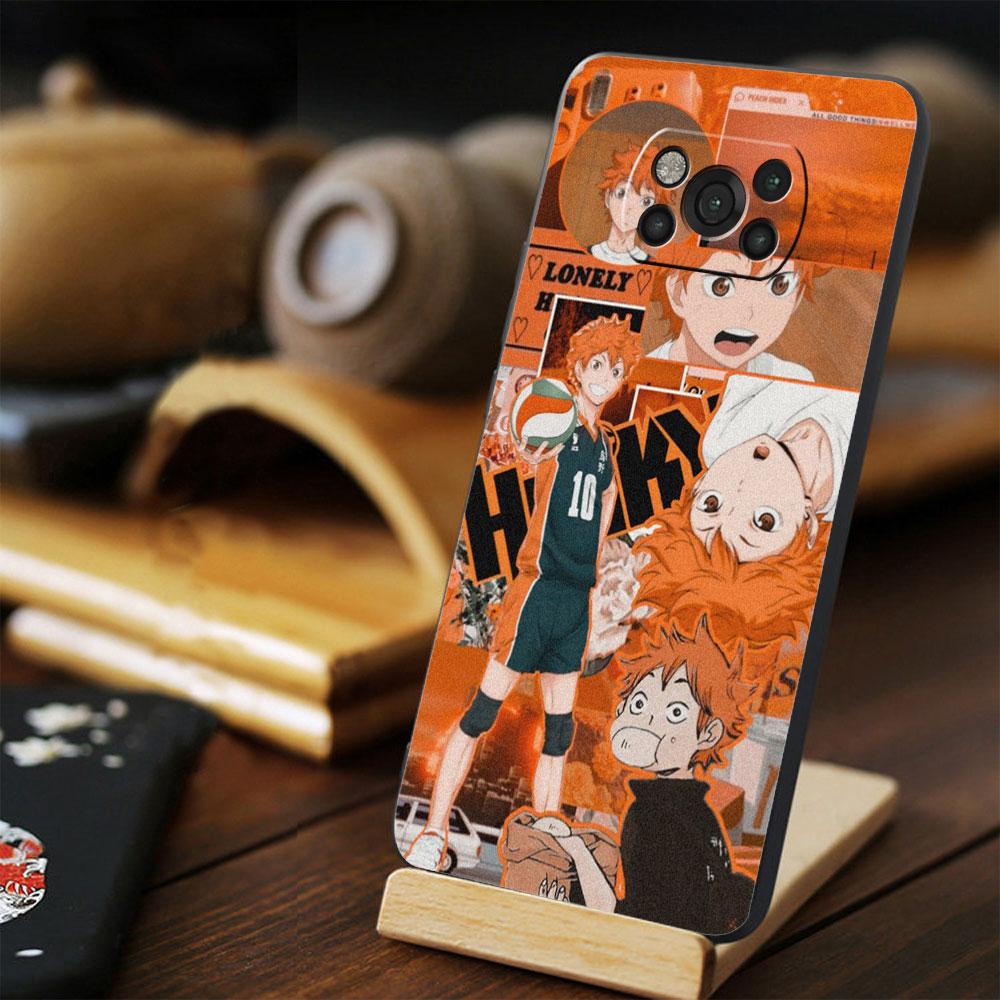 Trend For Xiaomi POCO F3 MI 11 Lite M3 F4 GT 9T X3 NFC X4 10T 11T M4 Pro 5G Haikyuu Volleyball Anime Celular Funda