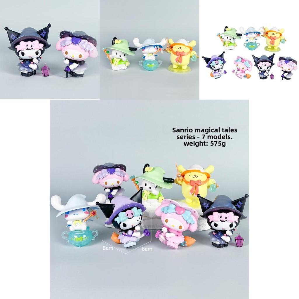 Hello Kitty Kuromi Magic Cinnamoroll Melody Themed Model Desktop Ornament For Kids And Fans