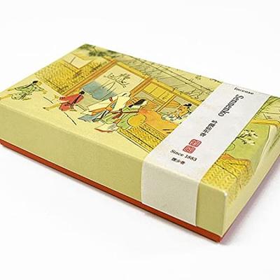 Kameyama Ginsen Sennenko Incense, Flat Box, Approx. 130g, 370 Sticks, Low Smoke