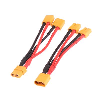 Xt60 Parallel Battery Connector Male Female Cable Dual Extension For Rc Motor