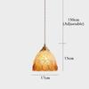 Französischer Glasleuchter im Retro-Stil - Nostalgische Muschel-Lampe für Schlafzimmer, Esstisch oder Tresen