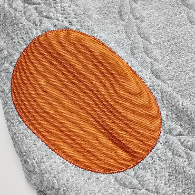 Men Fashion New Hoodless Jacquard Autumn Winter Long Sleeve Pullover Embroidered Patchwork Plus Size Sweatshirts for Mens Loose Fit Tops