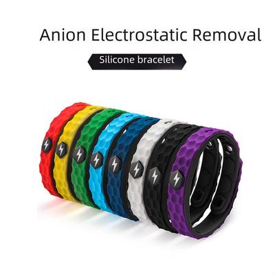 "Wireless Anti-Static Ion Bracelet: Silicone Wristband To Eliminate Static Electricity"