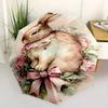 Easter Bunny Design Automatic Folding Umbrella Compact Lightweight Retractable For Outdoor Travel Giftt61