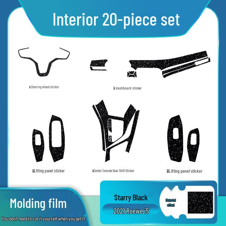 Starry Sky Frosted Film for Roewe I5 Interior: 21 Models, Easy Decor & Damage-Free Replacement