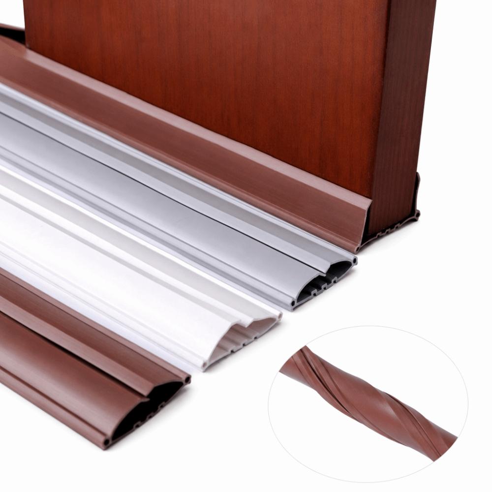 Sound Isolate Bottom Strip 96*5cm PVC Household Weather Gear Long Wear Span Door Seal Indoor Room
