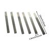 Freneci [6-Piece Set] Guitar Nut File Set, Nut Slot File Set, Stainless Steel, Ergonomic Handle, for Acoustic and Electric Guitars, Maintenance