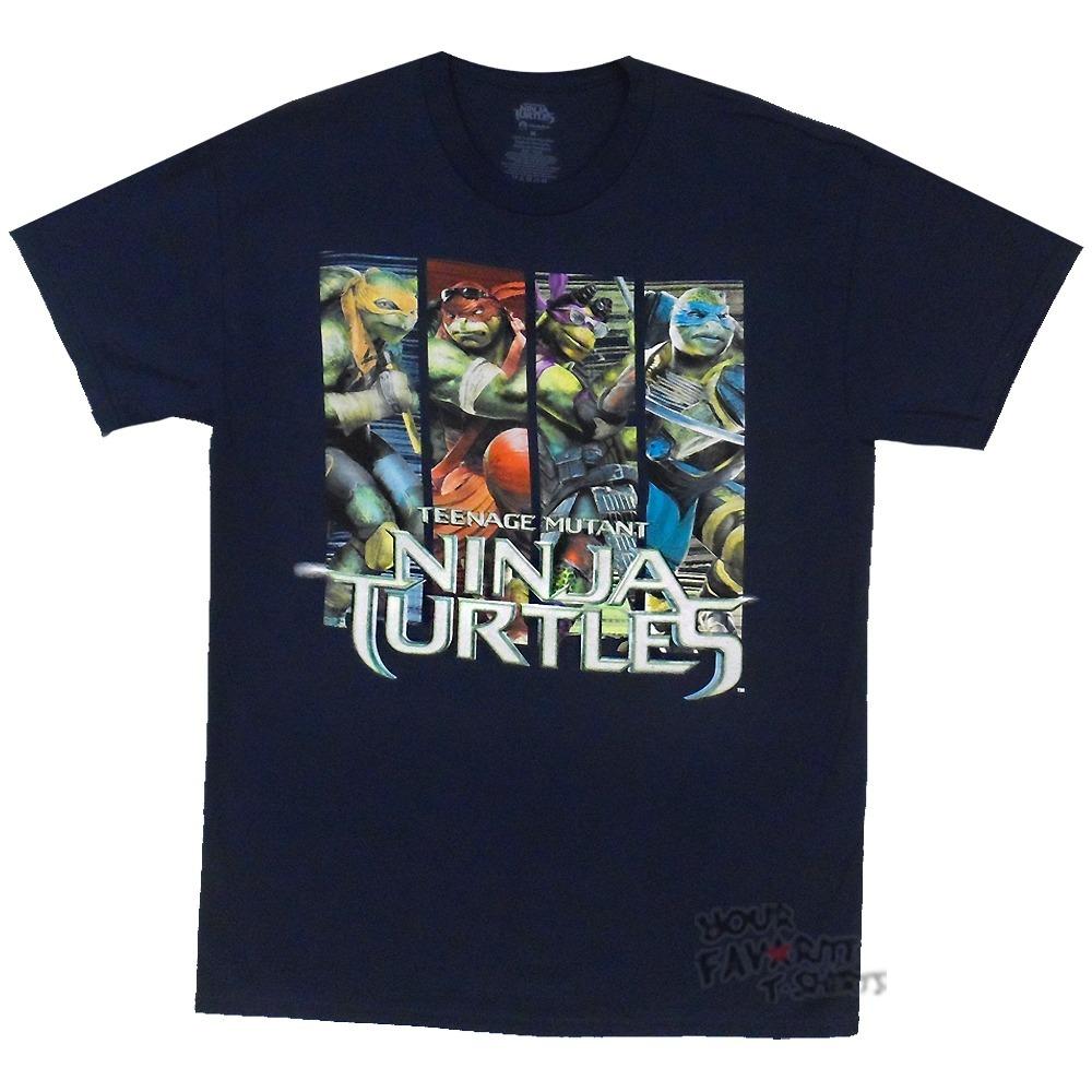Teenage Mutant Ninja Turtles 2014 Movie Panels TMNT Licensed Adult T-shirt S