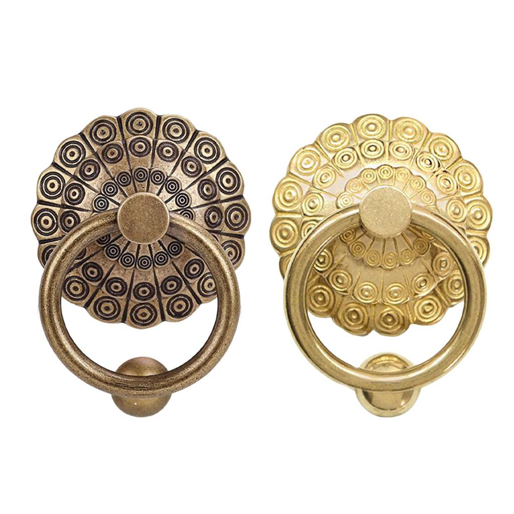Front Door Knocker Vintage Brass Door Pull for Fence Farmhouse Wooden House