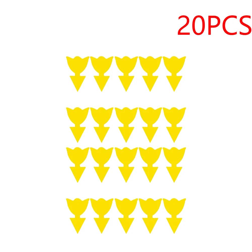 100-10pcs Dual-Sided Insect Mosquito Sticky Trap For Garden Insect Killer Whitefly Thrip Fruit Fly Gnat Waterproof Sticky Board