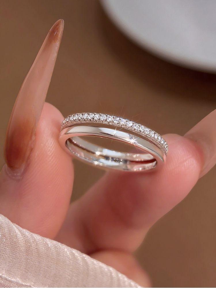 925 Silver Fashion Sparkling Classic Zircon Ring For Women Engagement Wedding Luxury Fashion High Quality Fine Jewelry