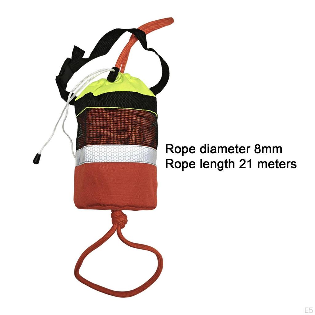 Floating Throw Bag for Life Rope, Accessory Made of Polypropylene And Oxford Cloth Covering.