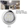 For Marine Boat Yacht 6 LED Light Dome Light Lamp 12V DC Stainless Steel White