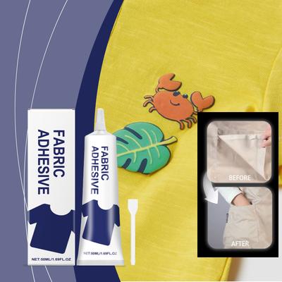 Fabric Adhesive, Liquid Patching Adhesive, Portable, Compact, Waterproof, Wear-resistant, Long-lasting And Stable To Use,50ML