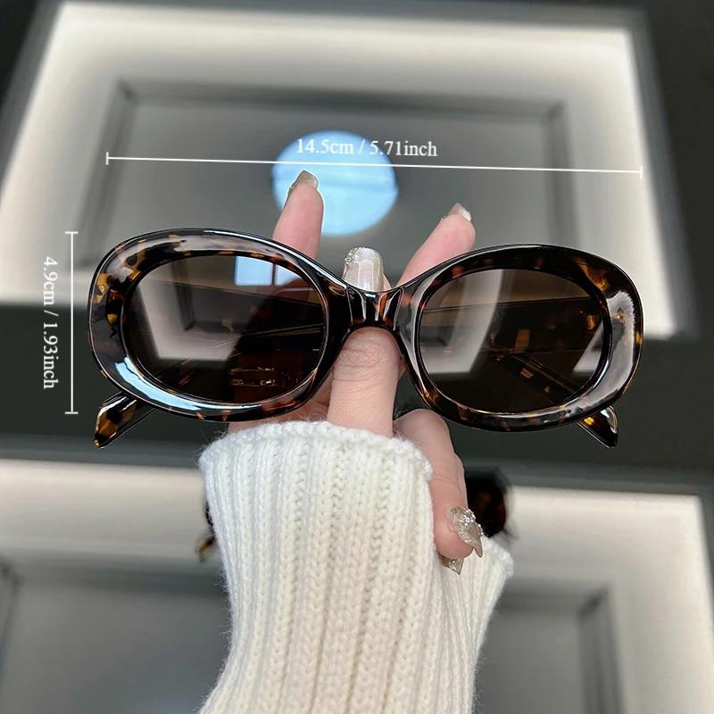 Fashion Oval Round Sunglasses Women Brand Designer Retro Sun Glasses Female Vintage Frame Mirror Outdoor