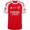 adidas Camiseta Local Arsenal 25/26 Mejor Escarlata/Blanco Tops para Hombre Rojo JI9517