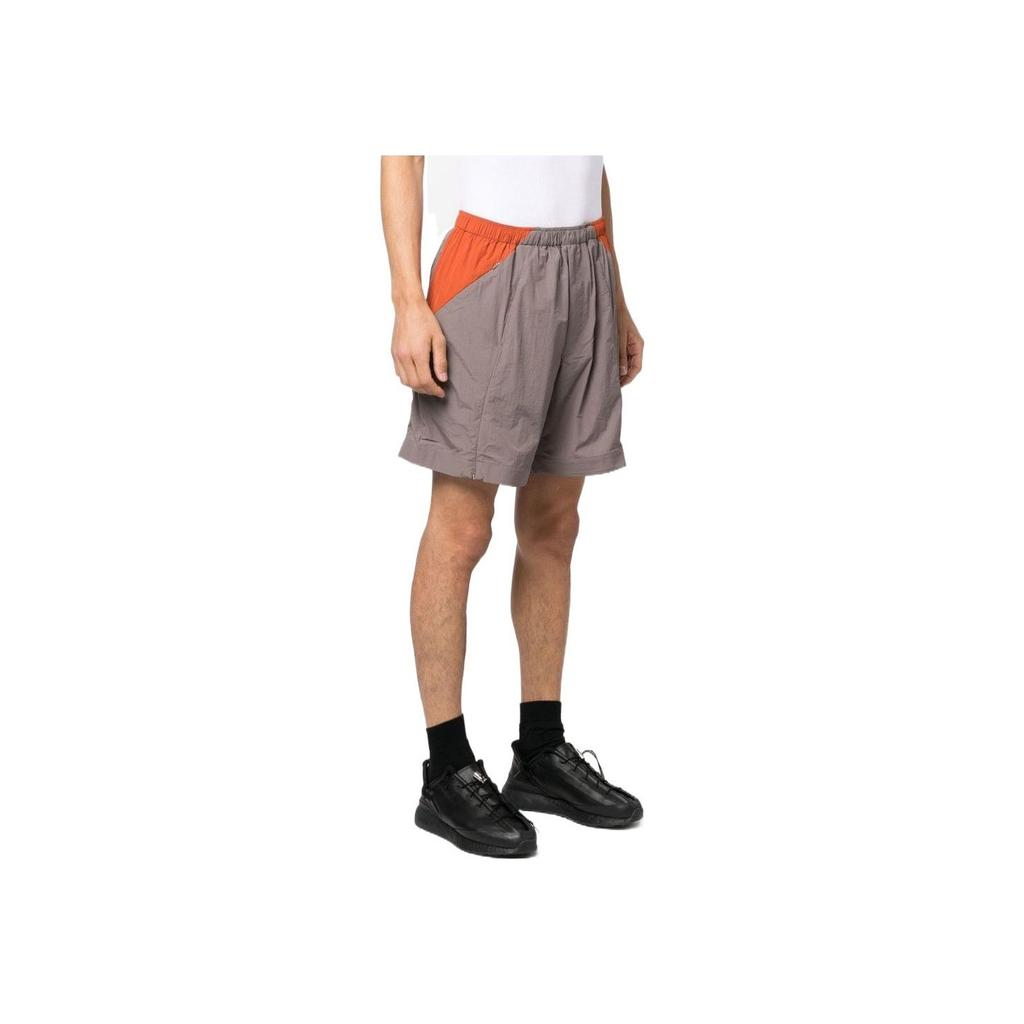Y-3 SS22 Color Block Straight Leg Shorts Men shorts Gray HT4469