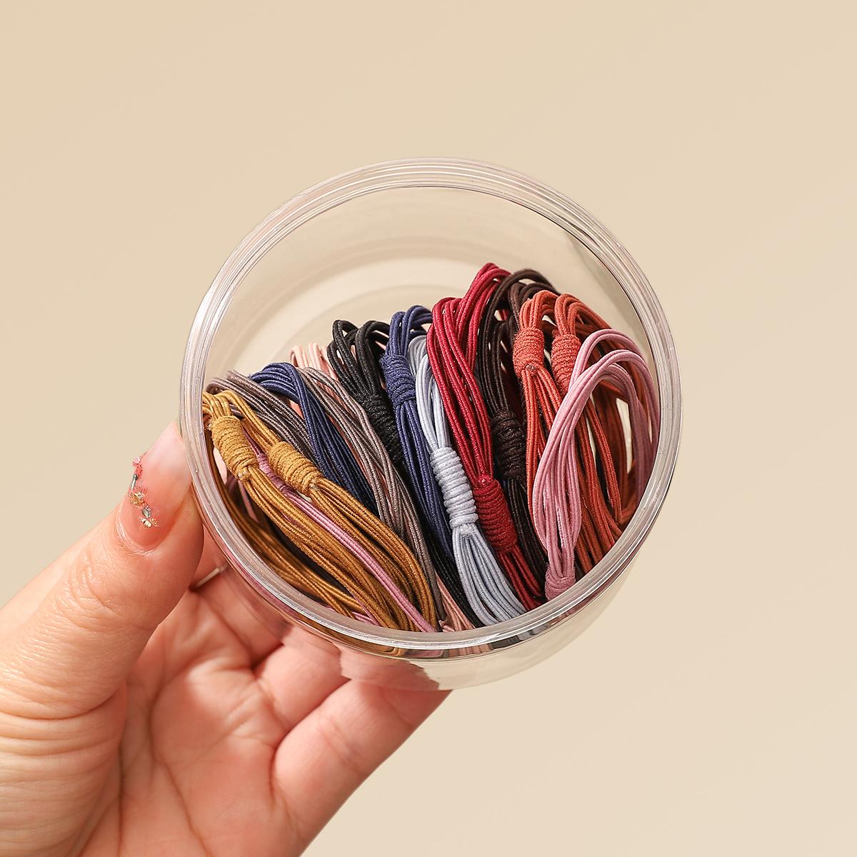 

20 шт. обруч для волос, модный головной убор для девочки, милая резинка, эластичная резинка для волос, аксессуары для волос разноцветный