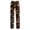 Women's Halloween Printed Drawstring Pajama Pants - Soft Casual Sleep Pants with Spooky Print - Comfortable Wear for Women