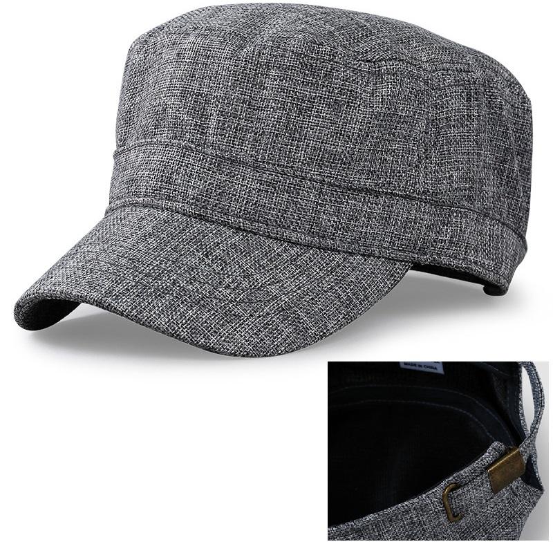 Men's Plus Size Baseball Hats Big Head Flat Cap Cotton 58-62cm New Arrival Comfortable Breathable Outdoor Cap