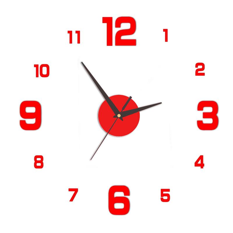 Креативные безрамные настенные часы «сделай сам», настенные часы, домашние бесшумные часы, украшение для гостиной, офиса, стены