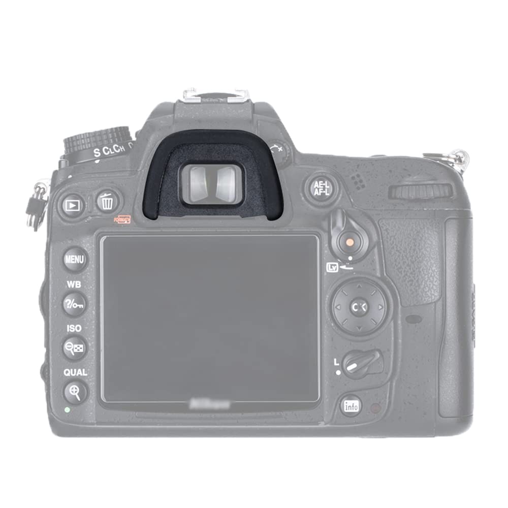 Set of 2 JJC and Eyecups for Nikon and D5000 Compatible with and DK-21 DK-23 D750, D610, D600, D7200, D7100, D7000, D90, D80, D70S, D70, D60, D300,