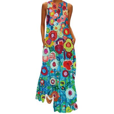 Rochie lungă elegantă Tivul mare Buzunare lungi, cu decolteu în V Rochie lungă pentru banchet