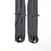 LACE RIBBON LEG WARMER - GRAY