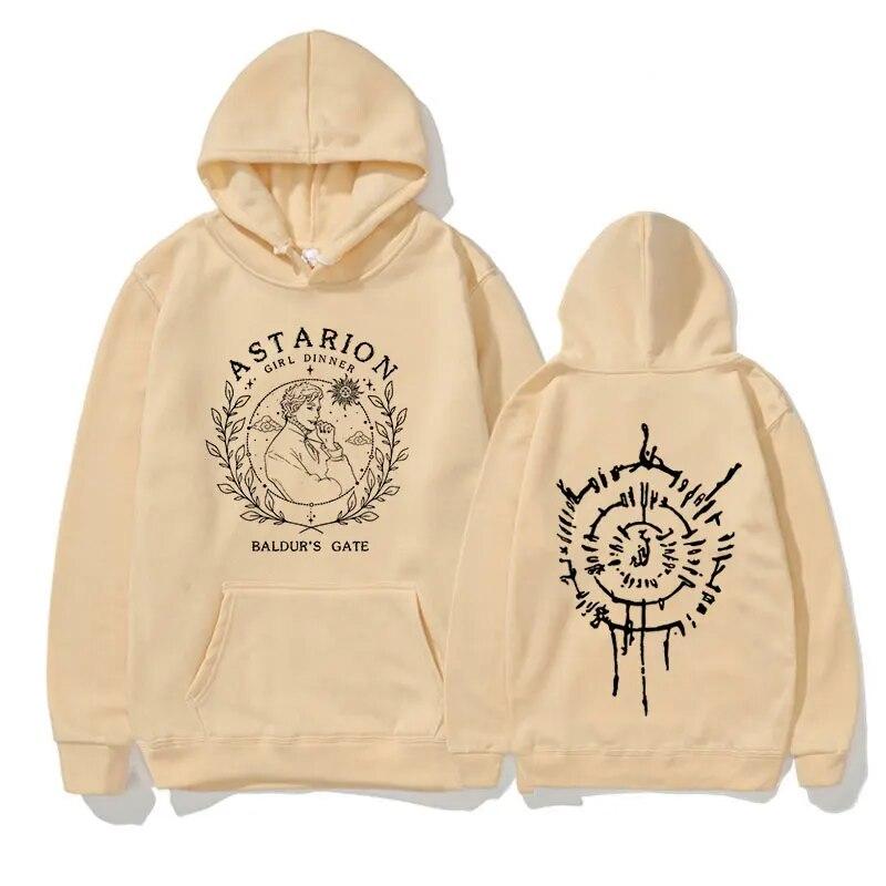 Heißer 2023 Astarion Pullover Hoodie Unisex Casual Mode Langarm Sweatshirts Unisex Lose Fleece Übergroße Hoodies Streetwear