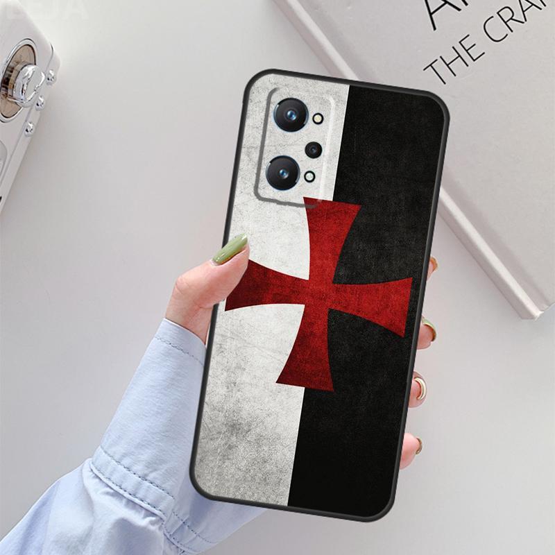 Templar Knight For Realme 14 12 10 11 13 Pro Plus GT 6 6T 5 GT7 Pro C61 C55 C51 C21Y C25S C67 C75 C53 Case