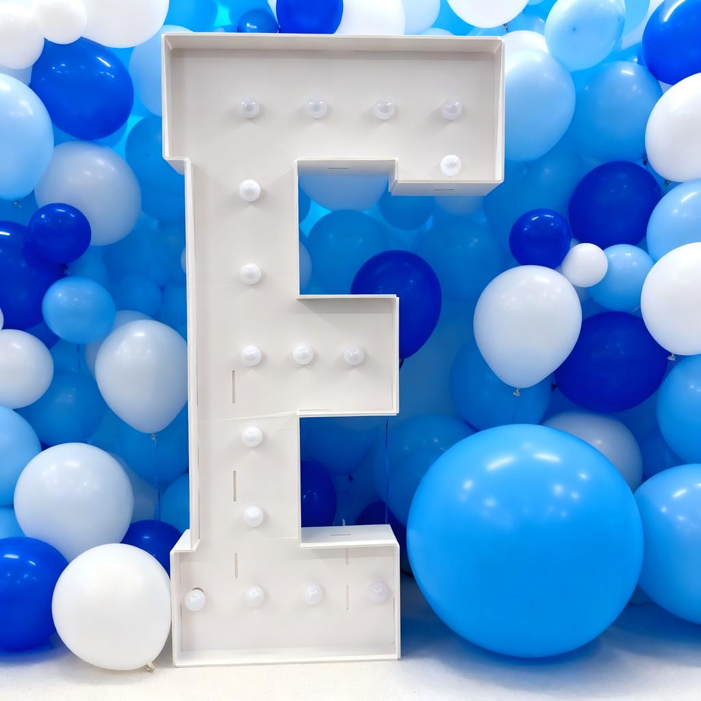 With Warm Lights 1Pc 120cm DIY LED Letter Light 3D KT Board Party Decoration Suitable for Birthday Party,Anniversary DIY Gifts