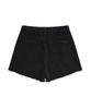 FALLETT Cut-Off Denim Shorts Black