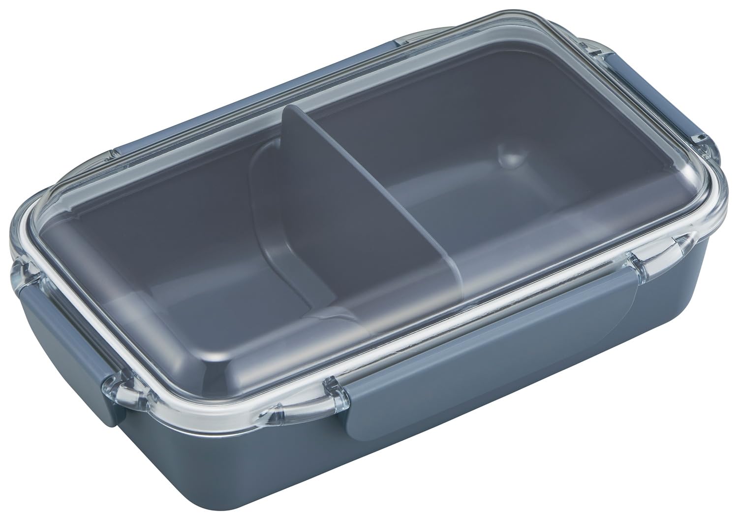 

OSK Bento Lunch Box with Calm Color CMC Made in Dishwasher and Microwave Dividers, 750ml, Navy, No.3, Japan, Antibacterial, Safe, PCD-750