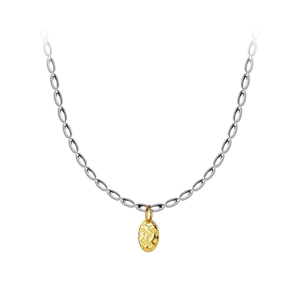 Korean Trendy Creative Rice Bead Clavicle Necklace for Women