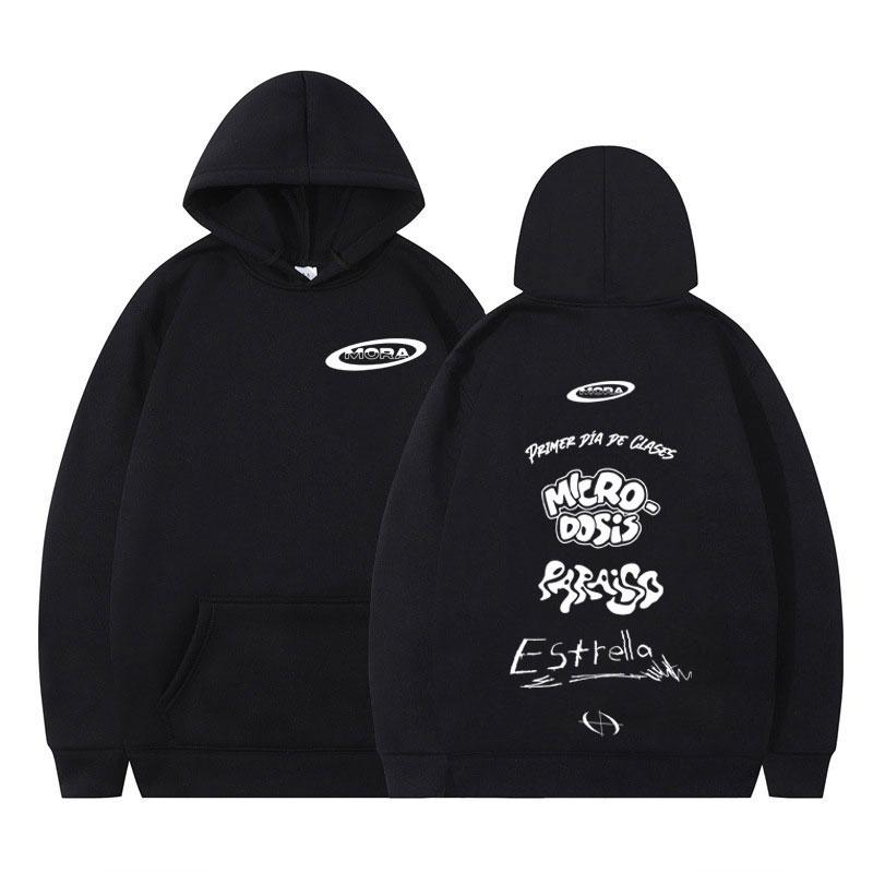 

Rapper MORA Album 2025 Merch Graphic Hoodie Men Women Oversized Fleece Pullover Winter Long-sleeved Casual Comfort Sweatshirts 3XL