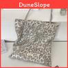 Casual Leopard Print Shoulder Bag For Women With Polyester Material And Large Capacity For Daily Use