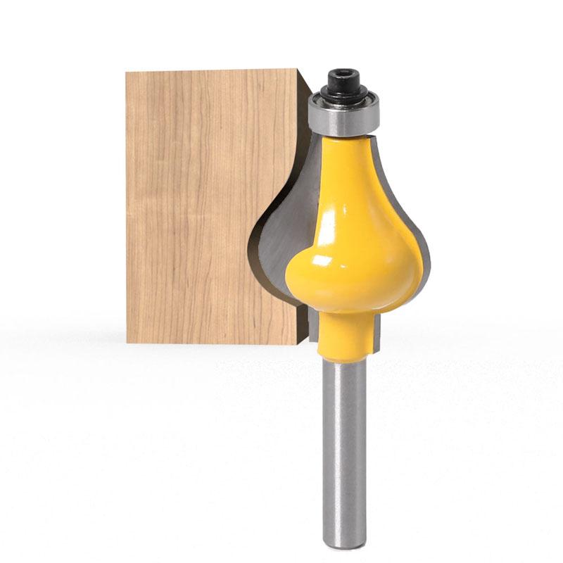 Bit 8mm 12mm 1/2inch Shank Handrail Router Bit Set Standard/Flute Line Knife Woodworking Cutter Tenon Cutter for Woodworking Tool