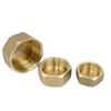 1pcs Brass Pipe Hex Head Brass End Cap Plug Fitting 1/8" 1/4" 3/8" 1/2" 3/4" Male Female Thread Coupler Connector Adapter