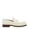 Slip On Leather Loafers White