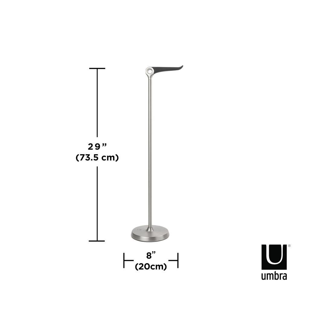 Umbra Toilet Paper Holder, Stand, Storage, Toilet Storage, TUCAN, 2023320410, 17cm Diameter x 74cm High x 23cm Wide, Nickel