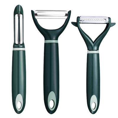 3Pcs Vegetable Peelers for Kitchen Y-Shaped and I-Shaped Stainless Steel Peelers Potato Carrot Peel