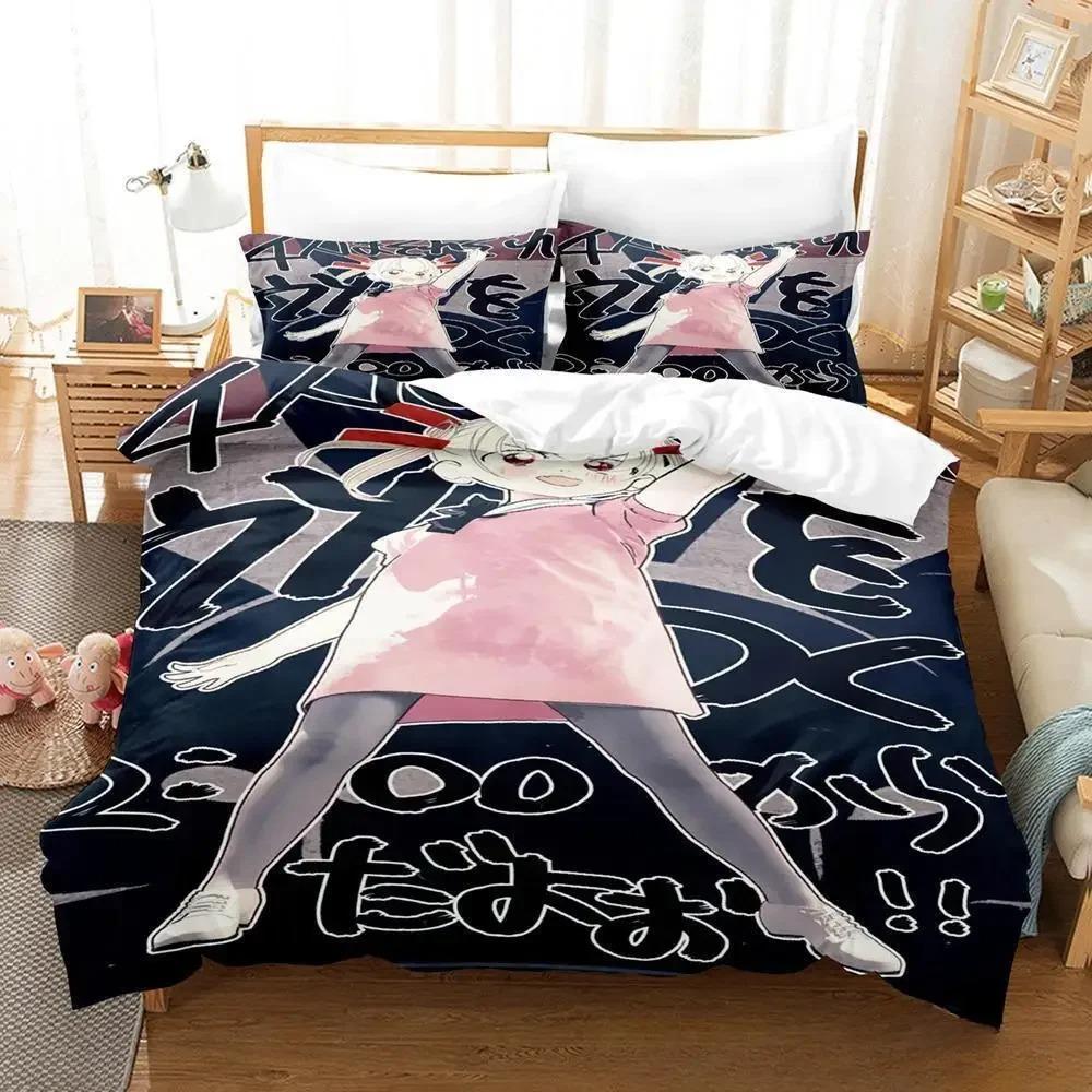 3D Anime Yo-nin Wa Sorezore Uso Wo Tsuku Bedding Set Single Twin Full Queen King Size Bed Set Adult Kid Bedroom Duvet Cover Sets